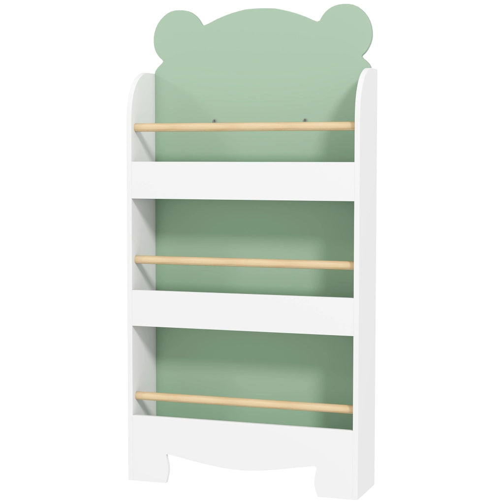 Libreria bambini 3 ripiani legno verde ¨C Xylo ¨C Stoccaggio libri cameretta