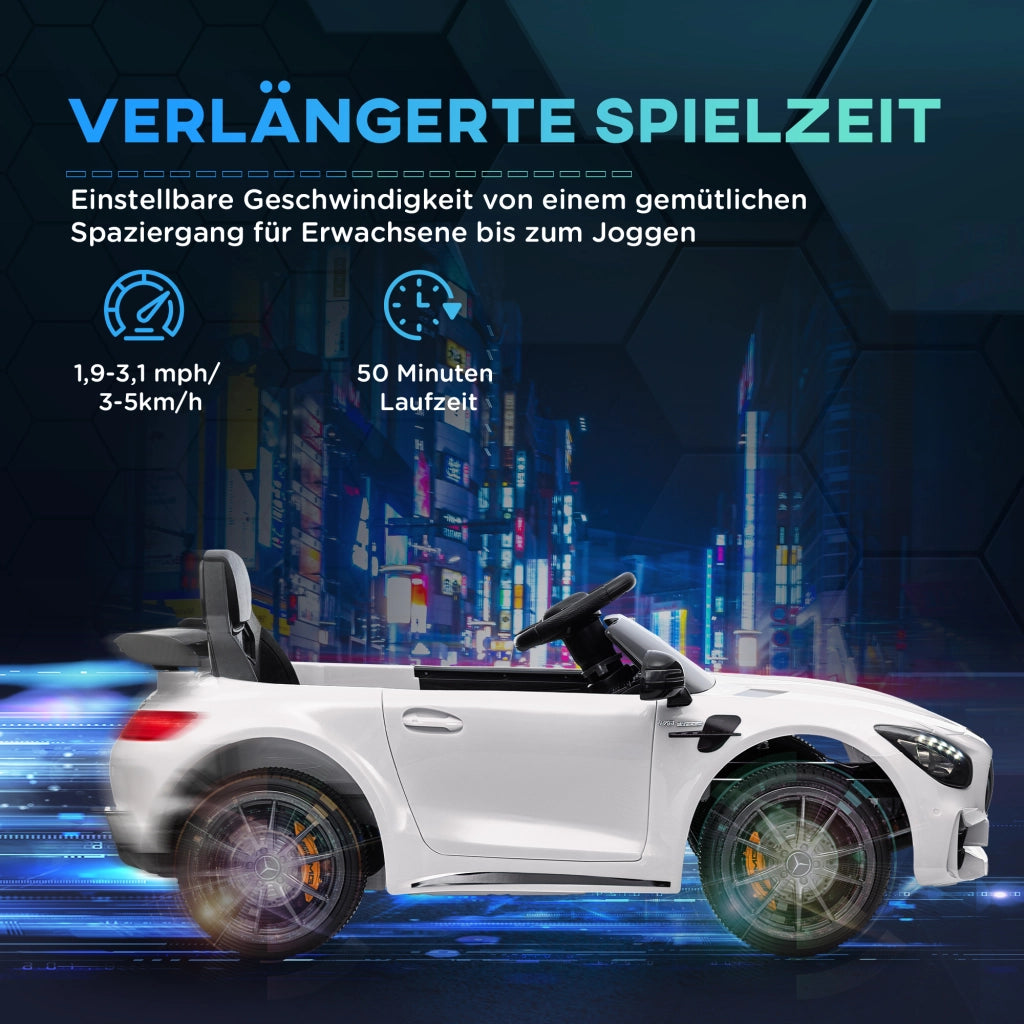 Auto Bambini Elettrica Mercedes ¨C zephmum ¨C Bianco