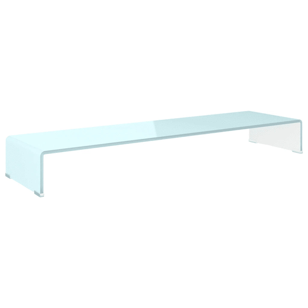 Supporto TV / Rialzo Monitor in Vetro Verde 110x30x13 cm 244148