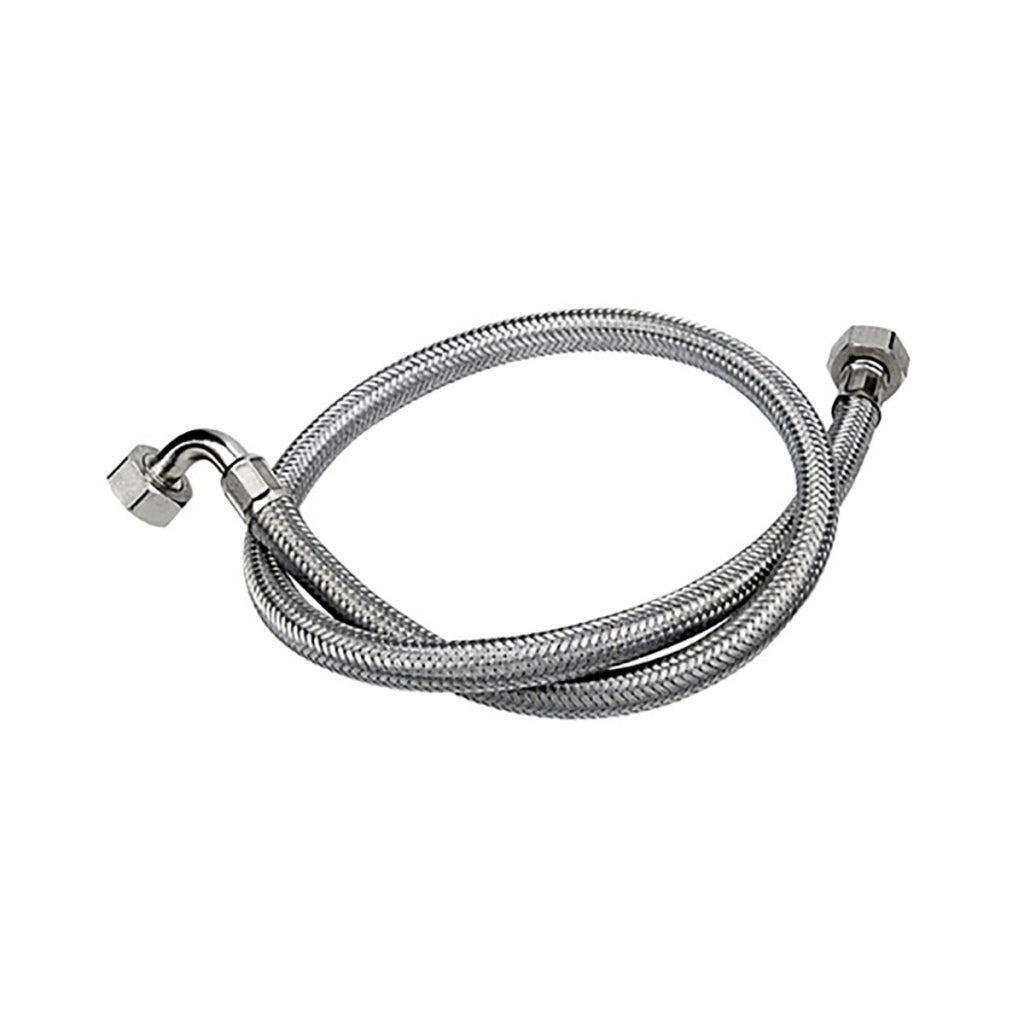 TUBO DI CARICO INOX GIGANTE CON CURVETTA- cm 150- Remer- pezzi 1