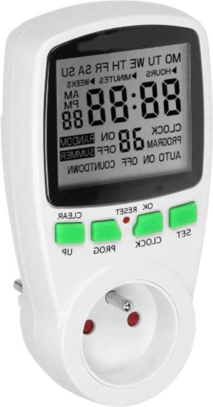 Timer per Interruttore 16 Programmazioni - Interruttore Interruttibile con Modi di Funzionamento Variabili
