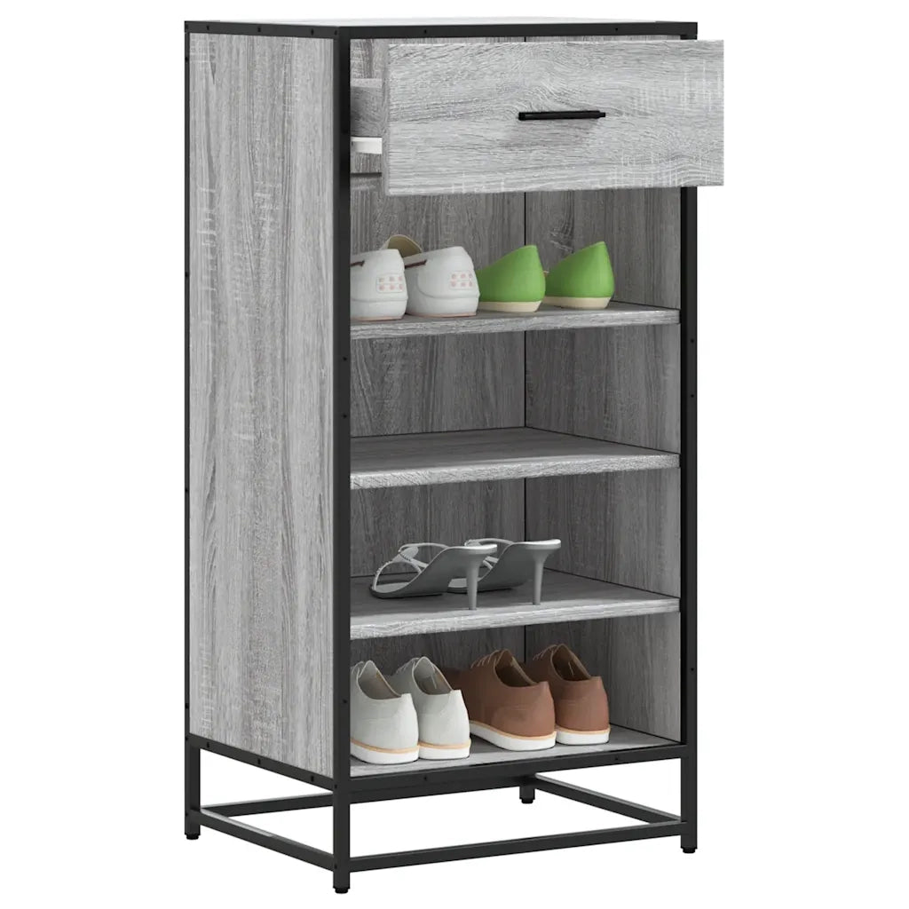 Scarpiera Grigio Sonoma 48x38x97,5 cm in Legno Multistrato 849212