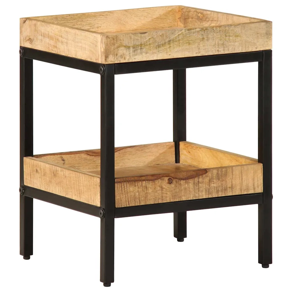 Tavolo laterale | Tavolino Marrone 35 x 35 x 45 cm Legno di mango massello