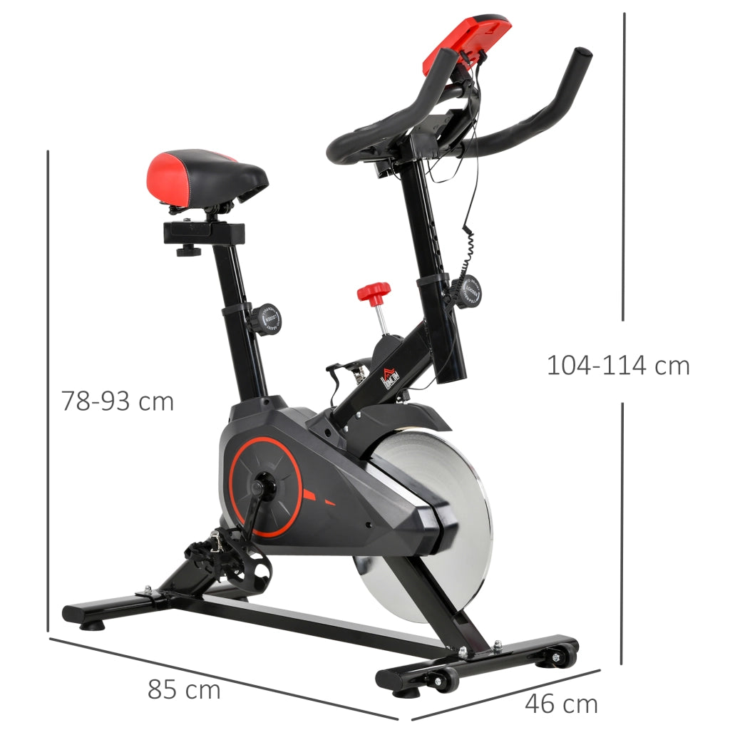 Cyclette da Camera ¨C Xylo ¨C Resistenza Regolabile, Monitor LCD, Sensore Cardio, Volano 6kg, Max 100kg