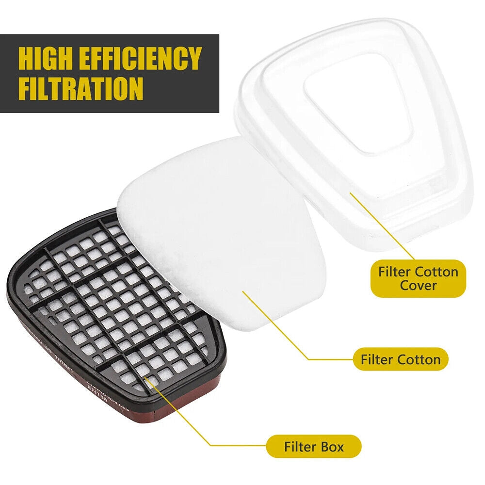 Maschera antigas completa 15-in-1 ¨C zephmum ¨C Protezione da vapori chimici e schizzi di vernice