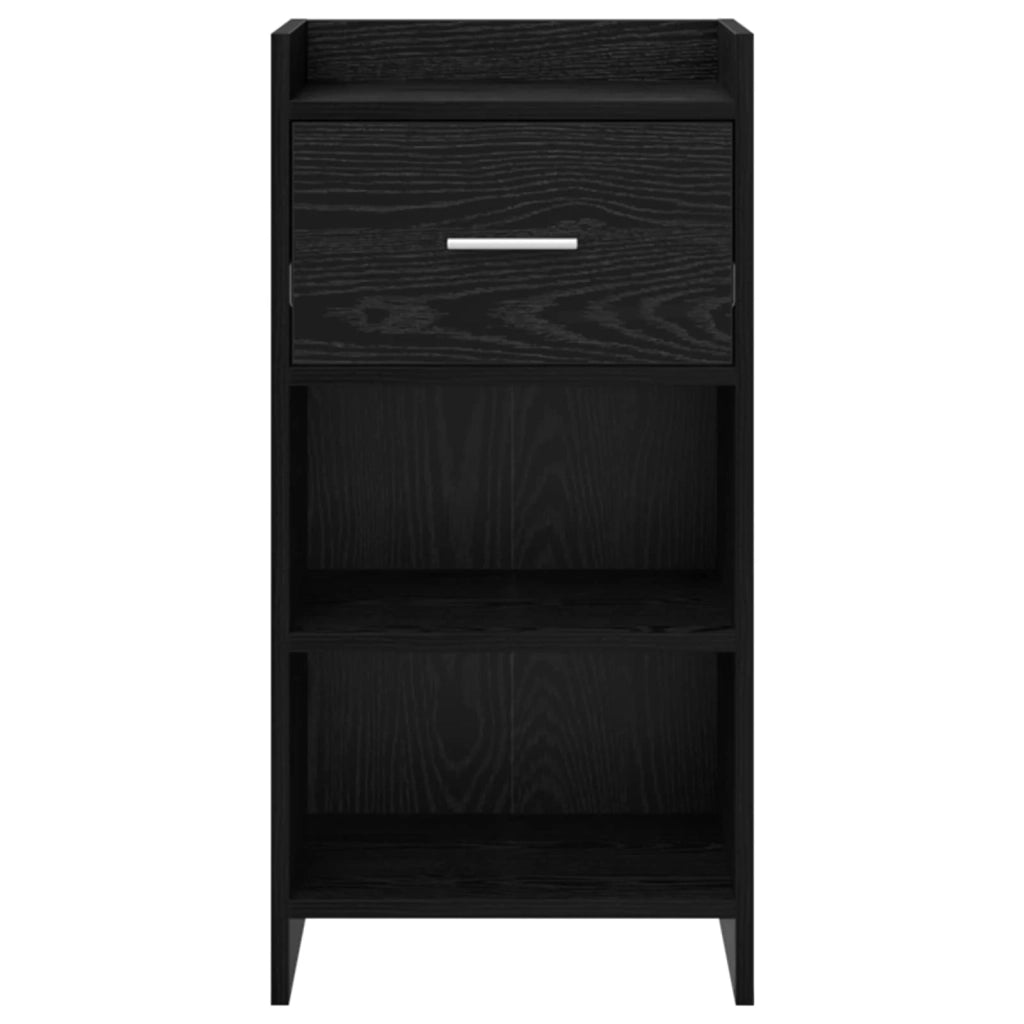 Credenza Rovere Nero 40 x 36 x 80 cm Legno ingegnerizzato 8011076