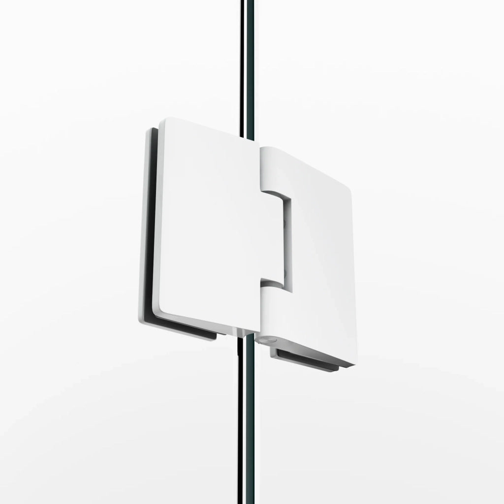 Box doccia angolare GLASS pieghevole + laterale fisso 70 (40+30)x80 cm nero trasparente