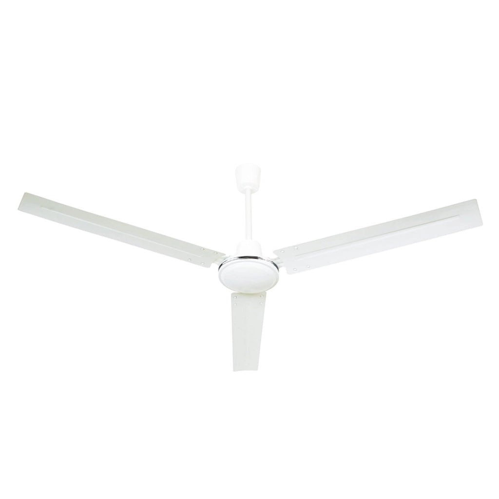 Ventilatore da Soffitto Industriale in Acciaio 3 Pale ø 142 cm ZFS8124