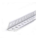 Paraspigolo bianco in pvc testa tonda per intonaco : Modello - BARRA 3 METRI