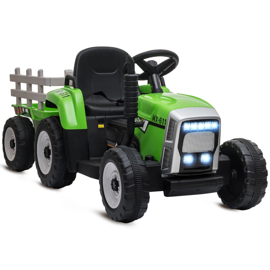 Auto elettrico per bambini ¨C zephmum ¨C Verde e Nero