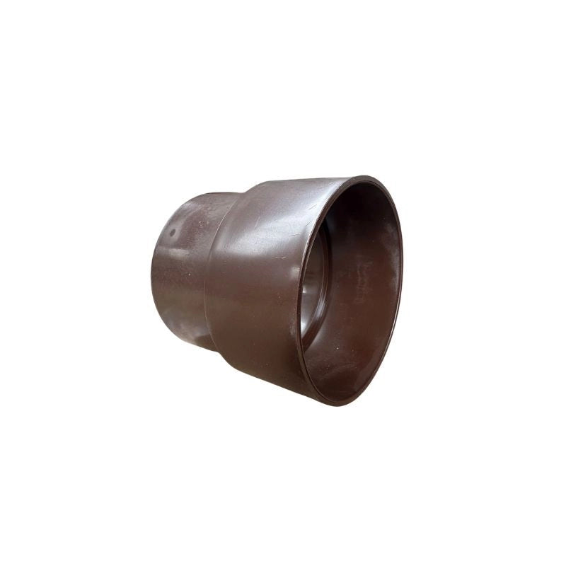 Tubo Pluviale "PLUVIA" in polimglass marrone con Manicotto : Diametro - 100, Metri Lineari - 2 metri