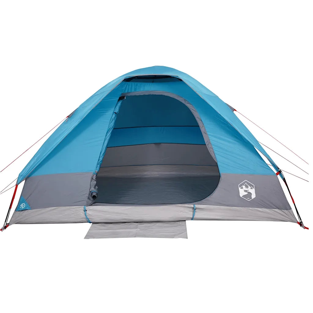 Tenda da campeggio | Tenda da campo a Cupola per 2 Persone Blu Impermeabile