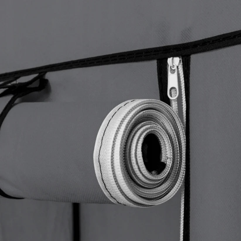 Armadio Nero 170x45x170 cm Ideale per Camera da Letto