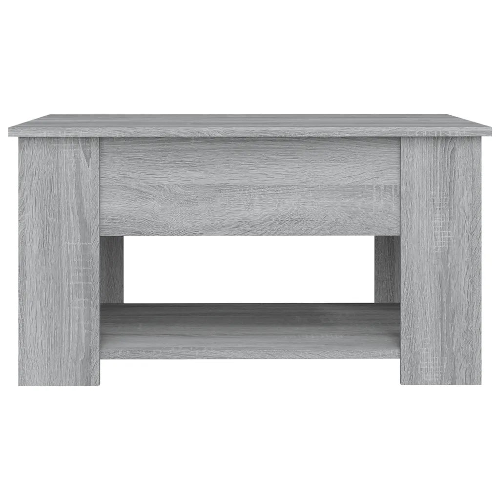 Tavolino da Salotto-Tavolino da soggiorno-Tavolo Grigio Sonoma 79x49x41 cm Legno Multistrato