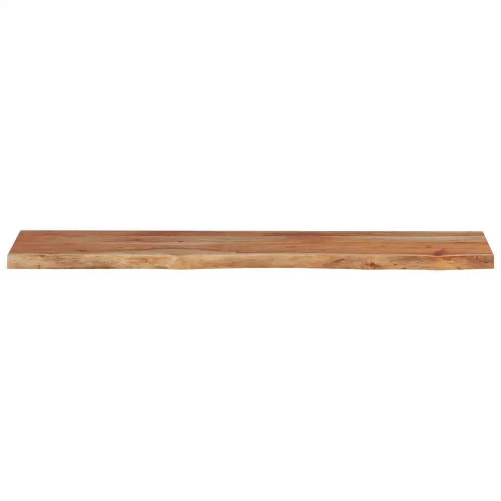 Piano Tavolo 180x40x3,8 cm Rettangolare Legno Acacia Bordi Vivi 370305
