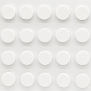 Magnet per banchi magnetici, 20 pezzi magneti per frigorifero, mini strettoretti bianchi per lavagna bianca colorata per classe ufficio parete magnetica da appendere