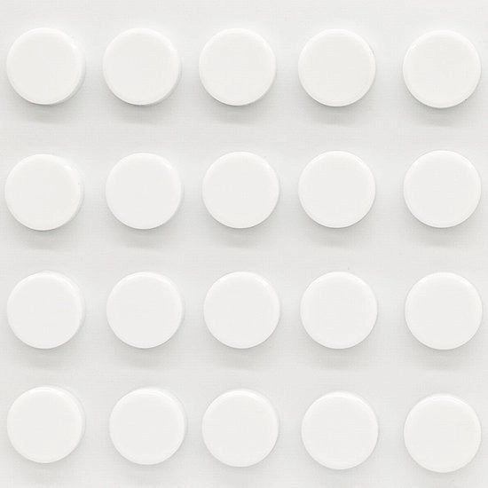 Magnet per banchi magnetici, 20 pezzi magneti per frigorifero, mini strettoretti bianchi per lavagna bianca colorata per classe ufficio parete magnetica da appendere