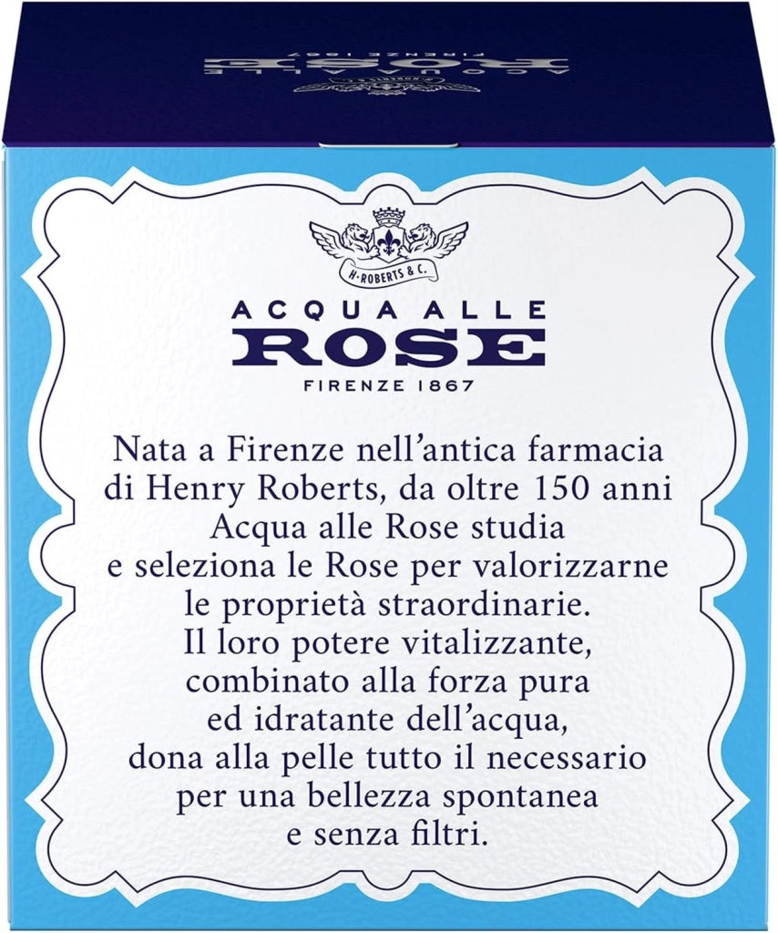 ACQUA ALLE ROSE CREMA VISO IDRATANTE RINFRESCANTE CON ACQUA DISTILLATA 50 ML ROSA DAMASCENA E VITAMINA E