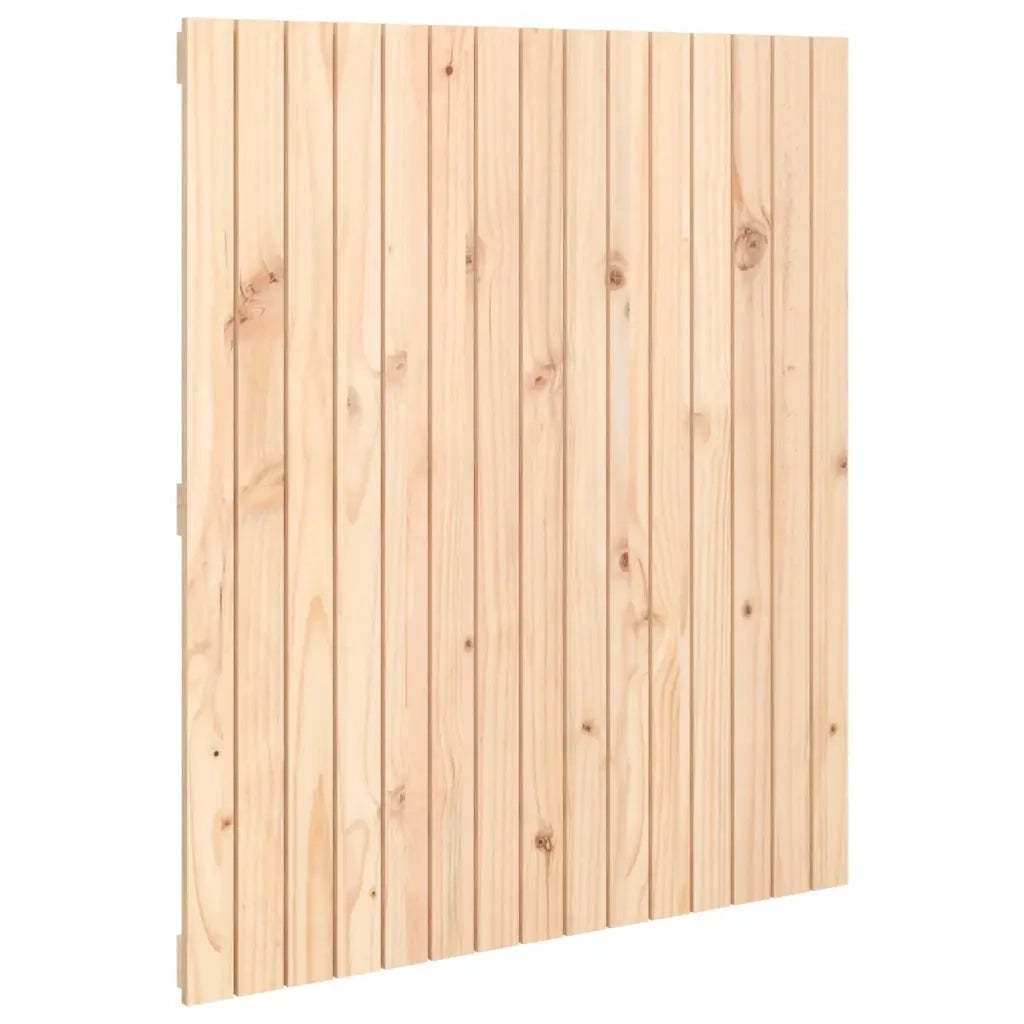 Testiera | Testata da Parete 95,5x3x110 cm in Legno Massello di Pino