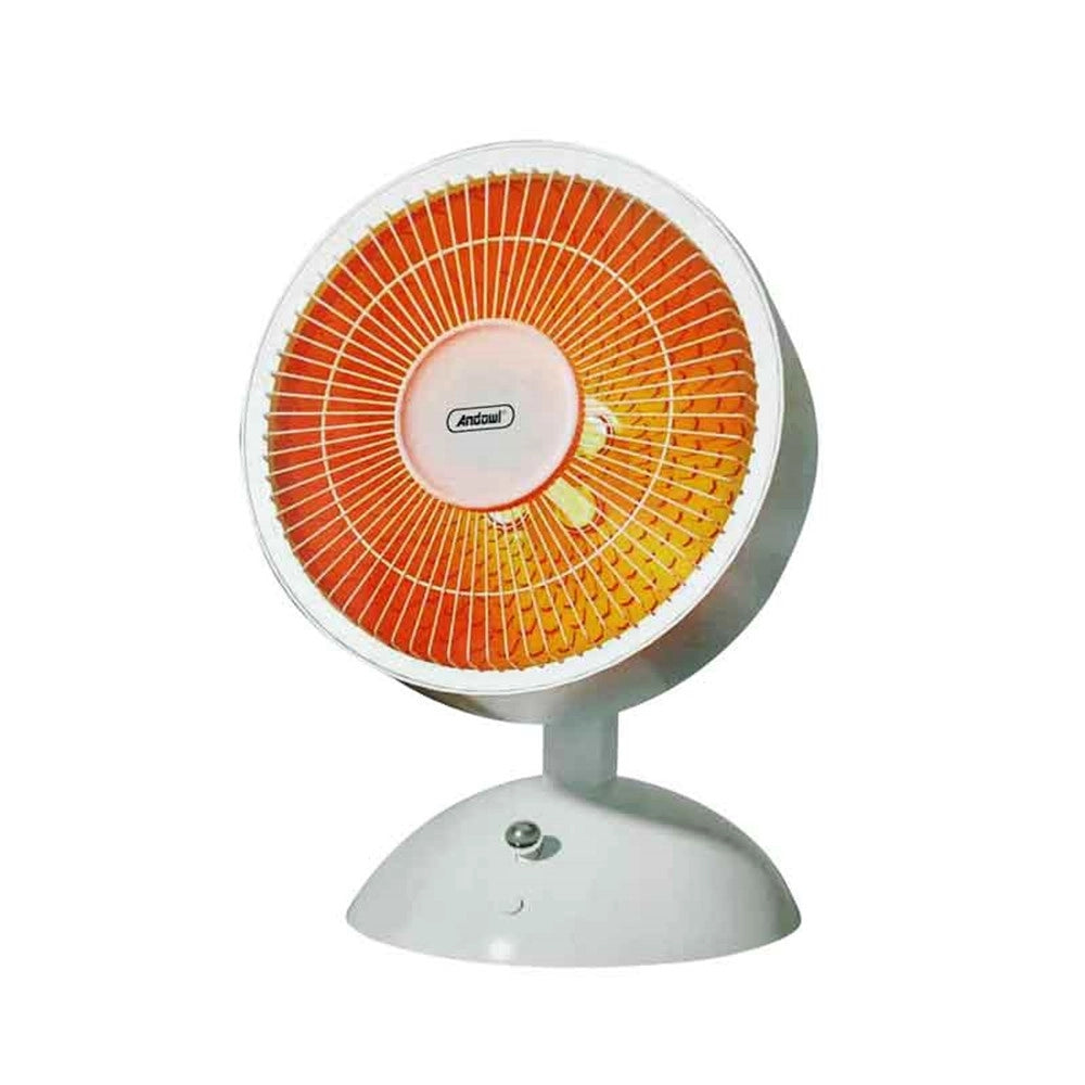 Trade Shop - Riscaldatore Al Quarzo Per Interni Portatile Ricaricabile Regolabile Da Tavolo 1000w Q-nf1000 -