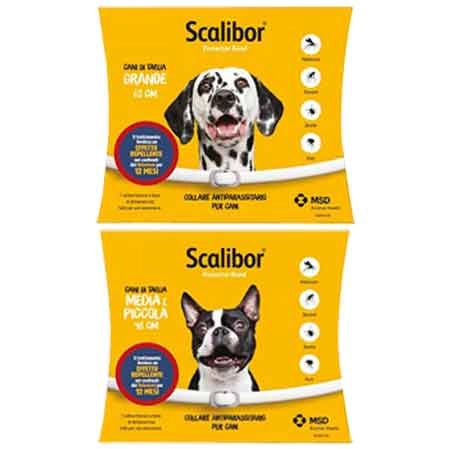 COLLARE ANTIPARASSITARIO 'SCALIBOR' 48 cm - Per cani