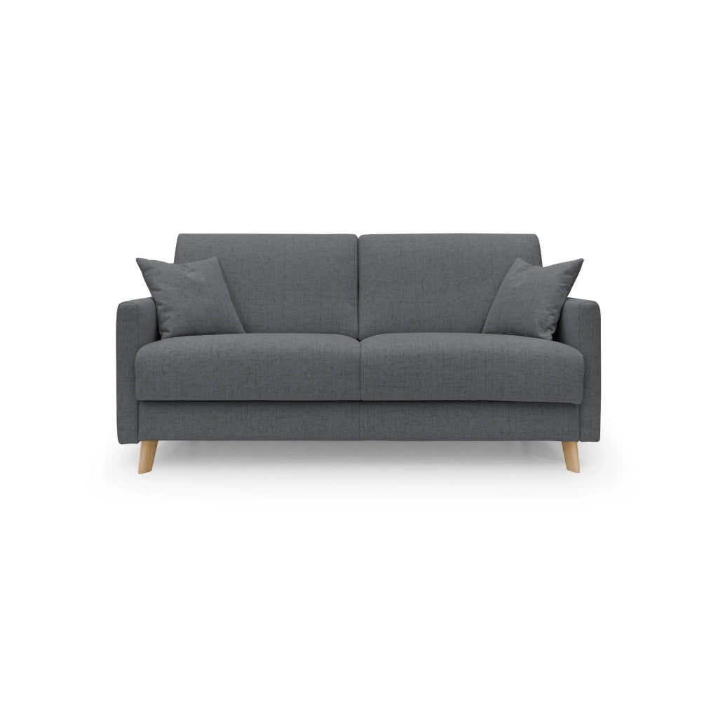 Edgar Divano letto matrimoniale in tessuto felis impermeabile T03 180 cm (mat. 140x197) antracite