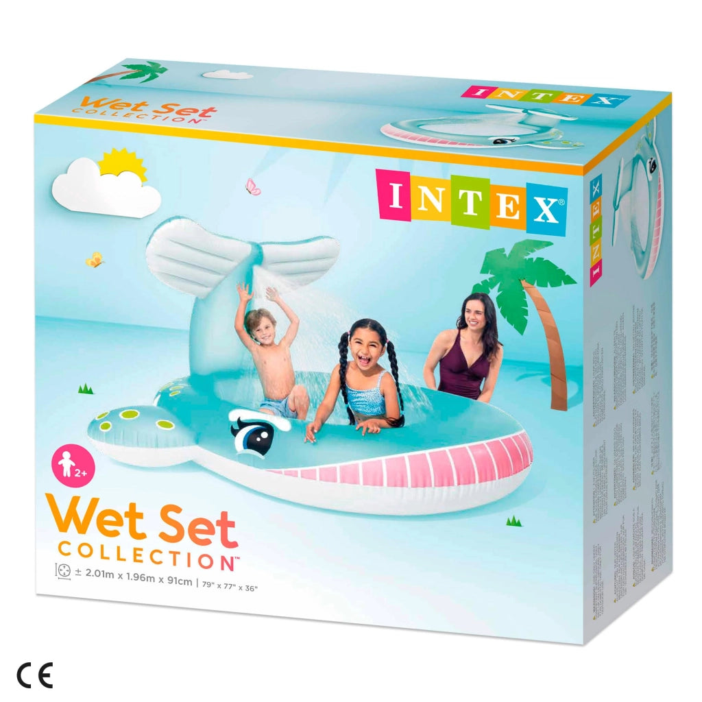 Piscina Gonfiabile Balena 201 x 196X91 Intex