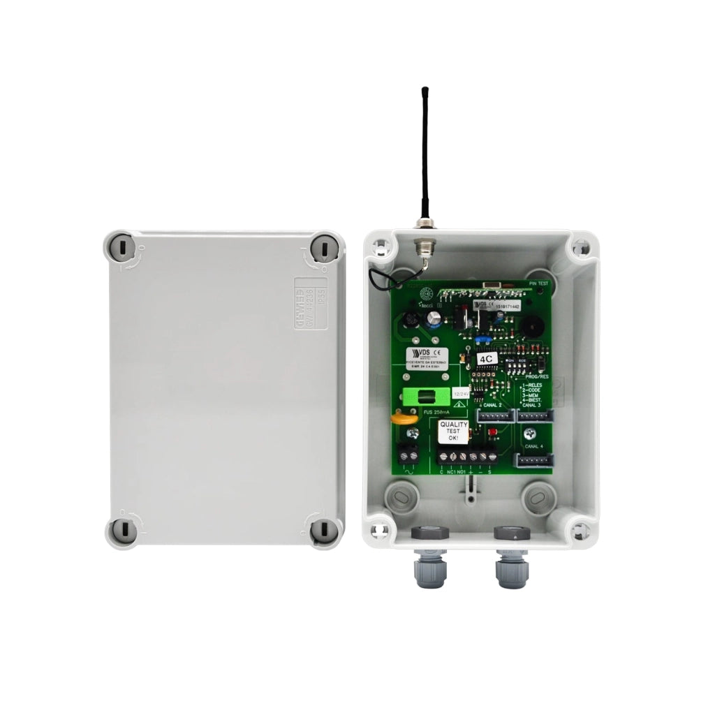 RICEVENTE RX4 RICEVITORE RADIO E001 4 CANALI SI ADATTA A APRITECH M01.060.00