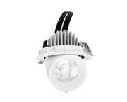 Faretto Plafoniera Corpo LED con bulbo oculare orientabile ad incasso compatto 35w 4000K luce bianca naturale