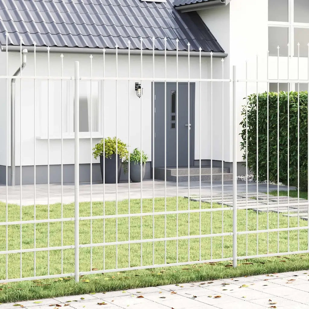 Recinzione per Giardino | Recinzione da cortile Woerden Bianco 170 x 225 cm