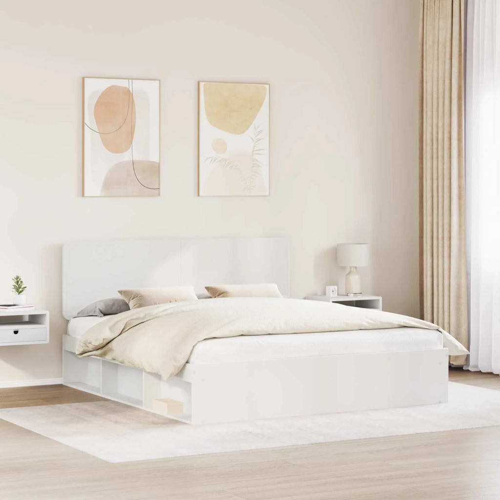Struttura del letto Bianco 180 x 200 cm Pino massello 3412452