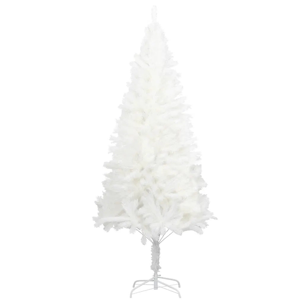 Albero di Natale | Decorazioni natalizie Artificiale con Aghi Realistici Bianco 210 cm