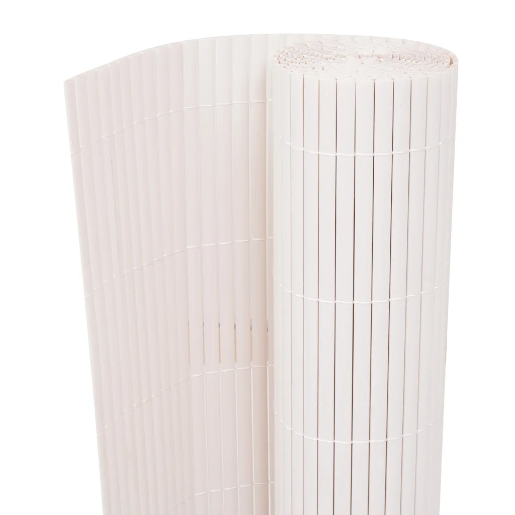 Recinzione per Giardino Bianco 150 x 500 cm PVC 43637
