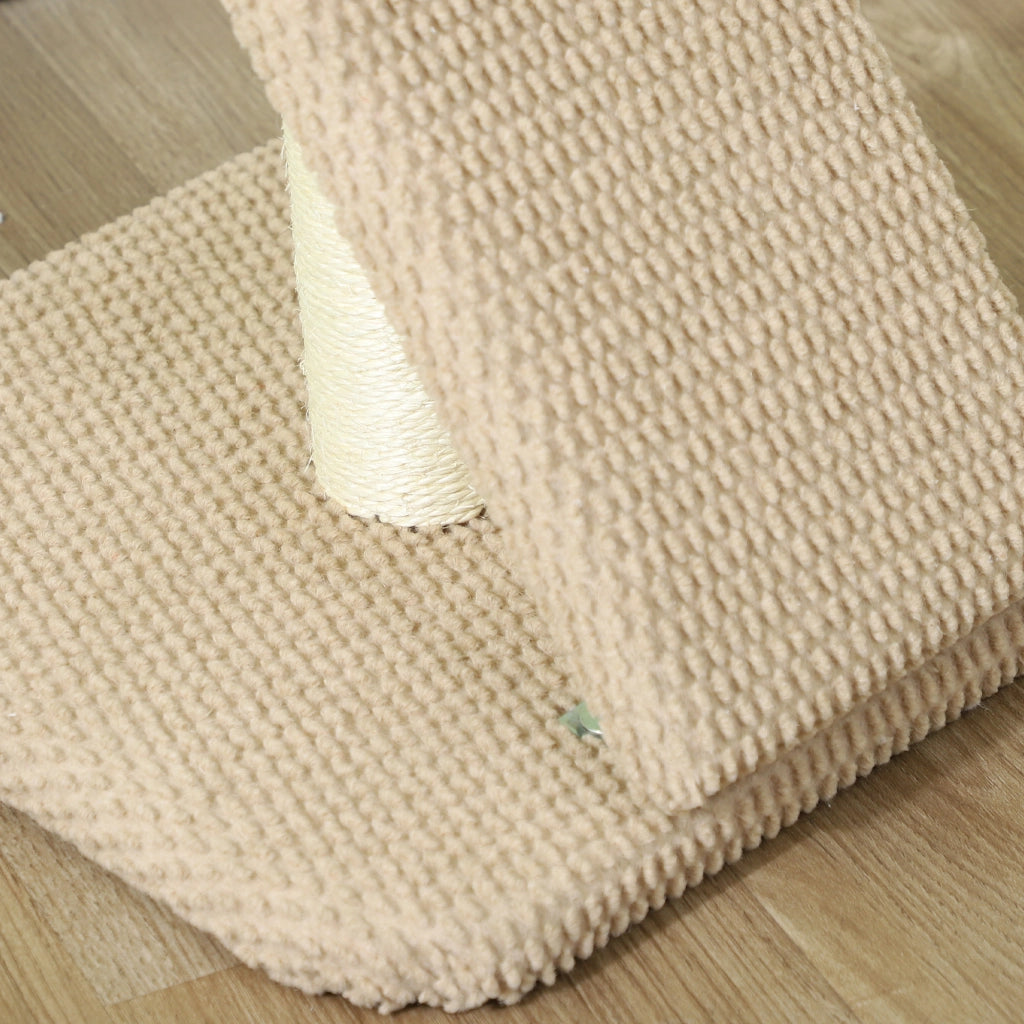Tiragraffi con Tappetino Graffiatoio, Palla Gioco, Sisal - Xylo - 54 cm Beige