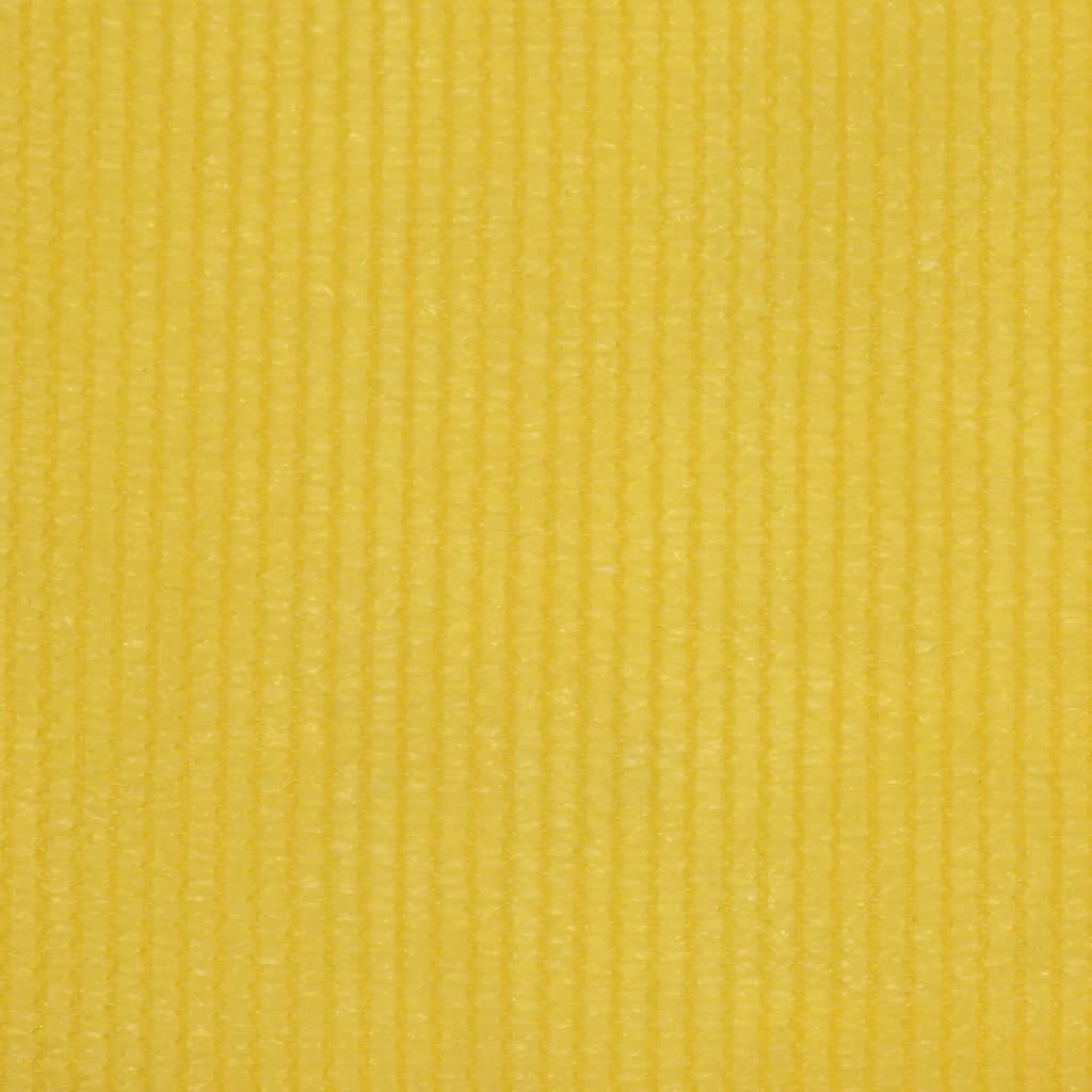 Schermo per balcone schermo per la privacy 90 x 400 cm HDPE giallo 02_0010201