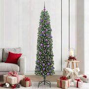 Albero di Natale artificiale con 300 LED Verde 210 cm 3394962