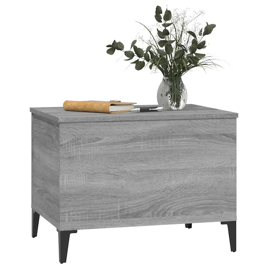 Tavolino Salotto Grigio Sonoma 60x44,5x45 cm Legno Multistrato 819578
