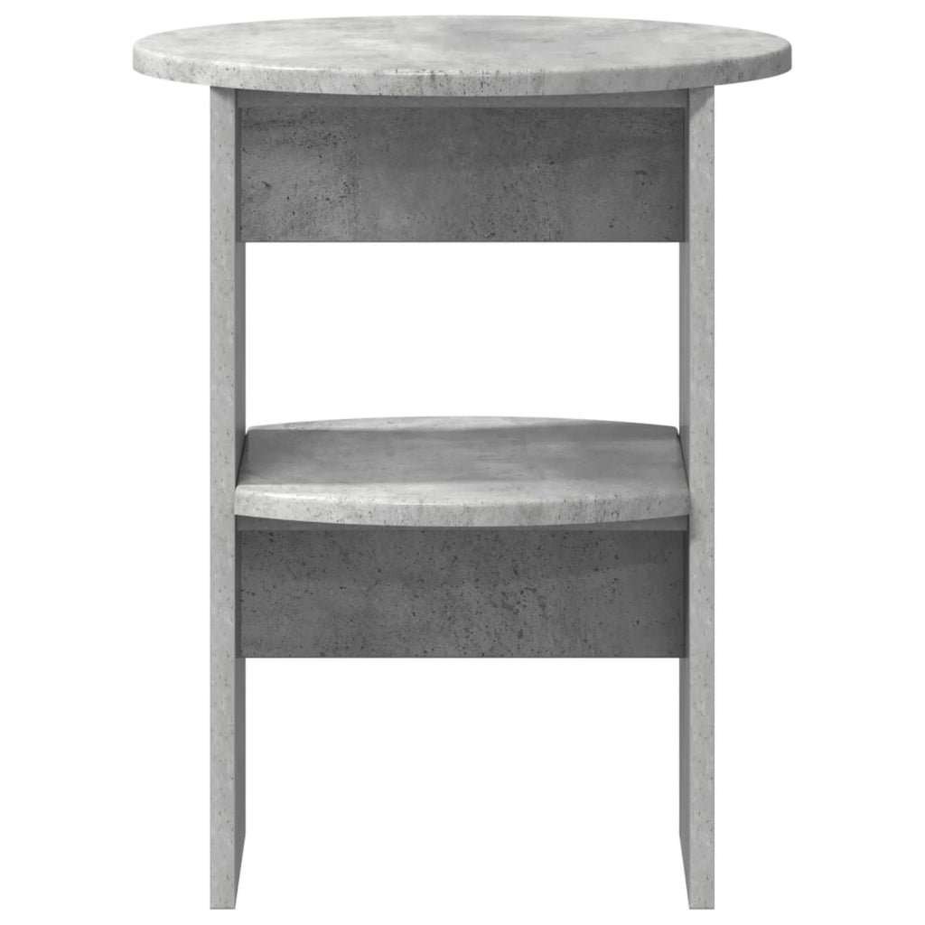 Mobile laterale | Tavolo laterale | Tavolino 2 pz Grigio Cemento ?40 x 50 cm
