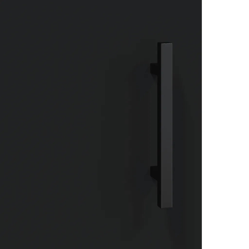 Mobile a Parete Nero 69,5x34x90 cm 828445
