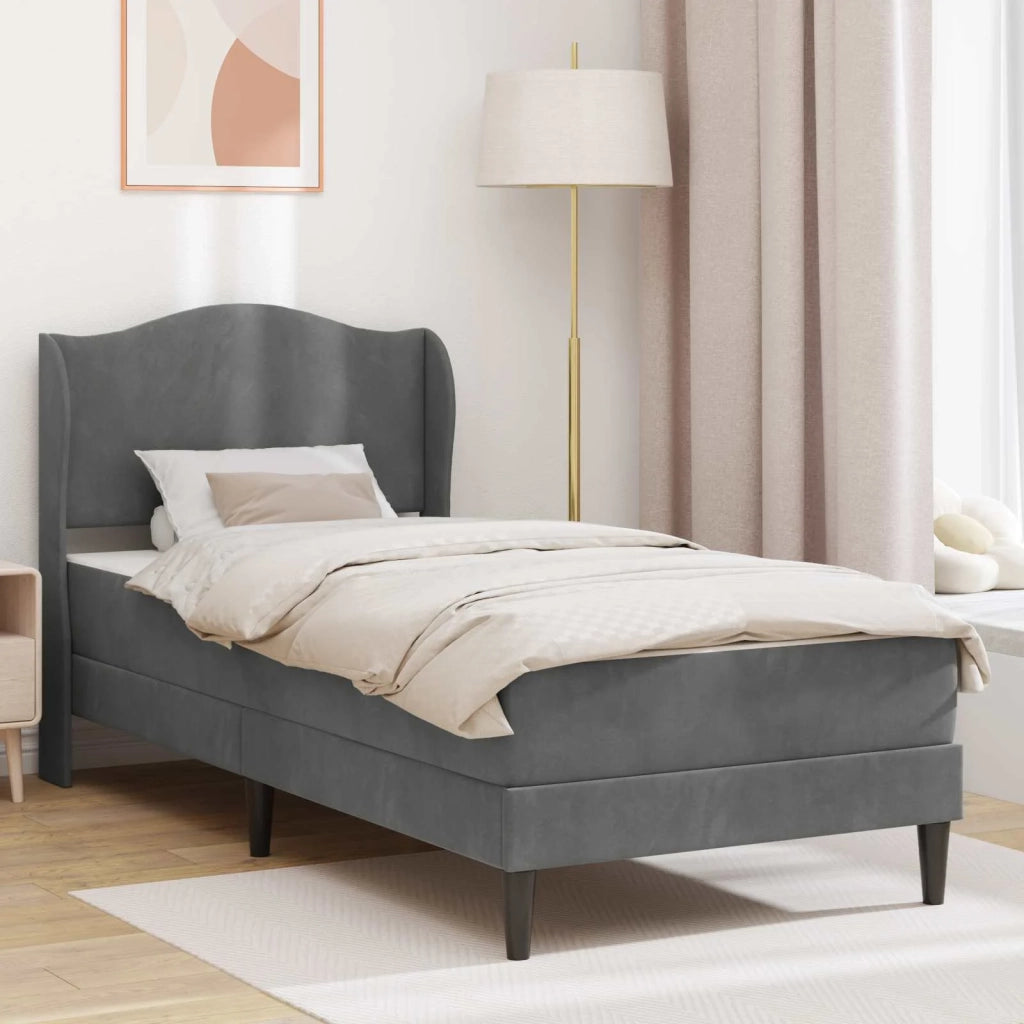 Struttura del letto Grigio Scuro 80 x 200 cm Velluto 3415167