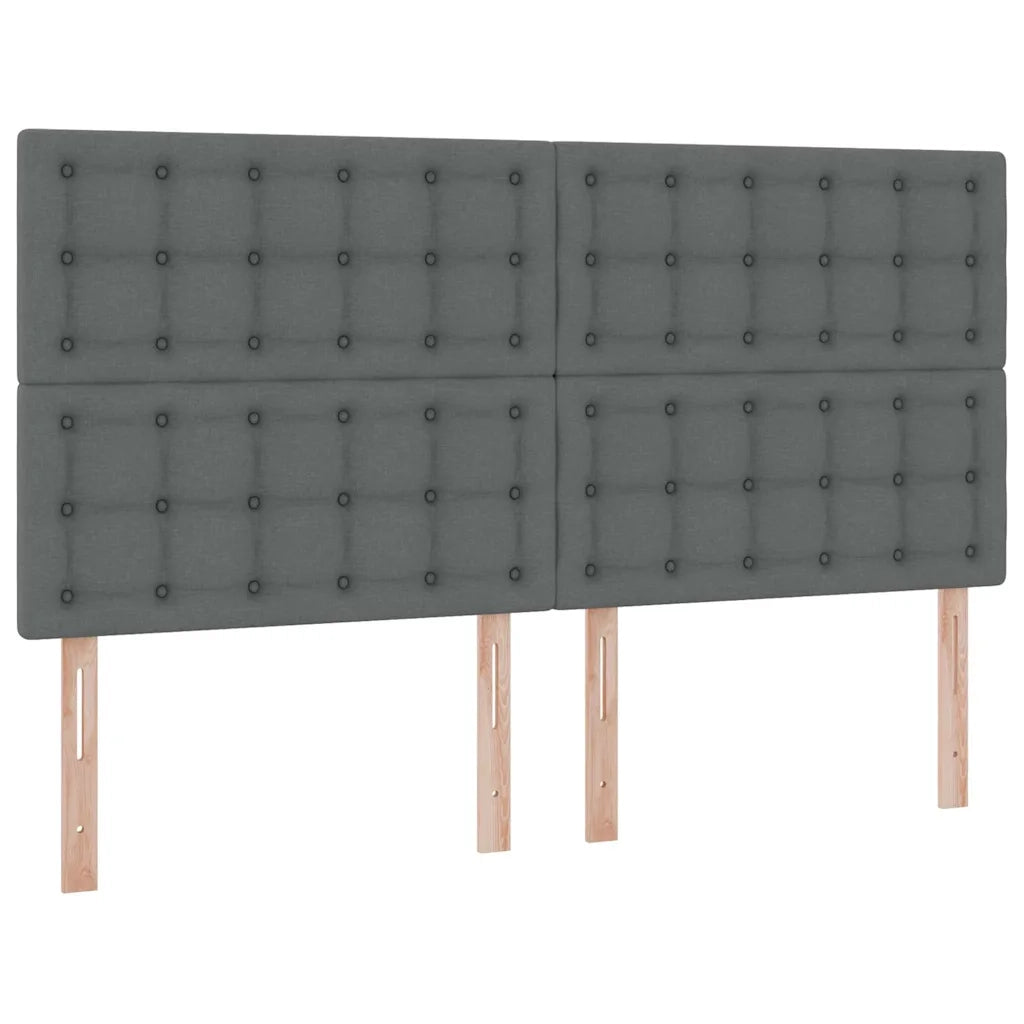 Letto con contenitore e materasso Grigio scuro 180 x 200 cm 3371923