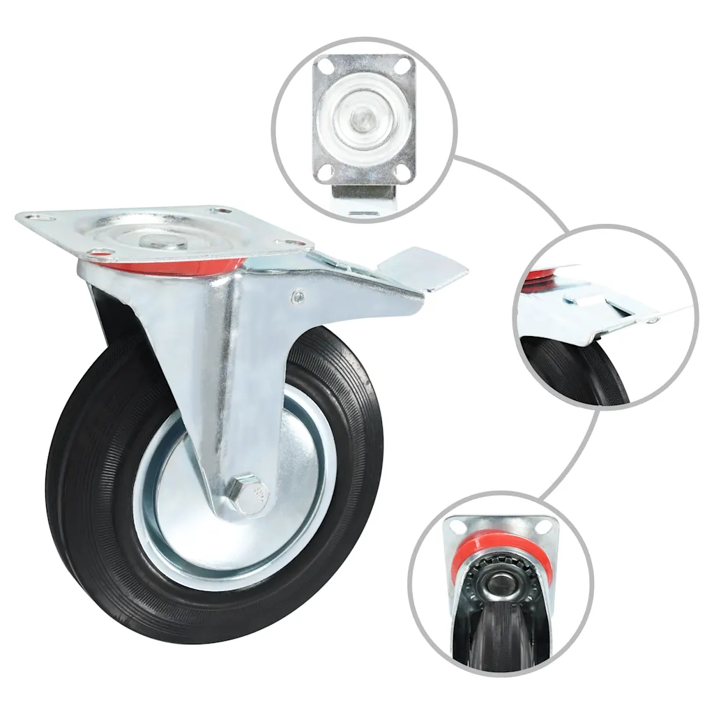 Ruote Girevoli 12 pz 200 mm 278032