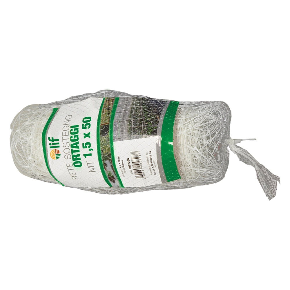 RETE DI SOSTEGNO PER ORTAGGI mt 1,5 x 100  - LIF