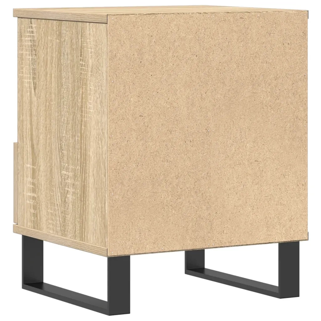 Comodini 2pz-Set di 2 Tavolino da notte Rovere Sonoma 40x35x50 cm in Legno Multistrato 310359