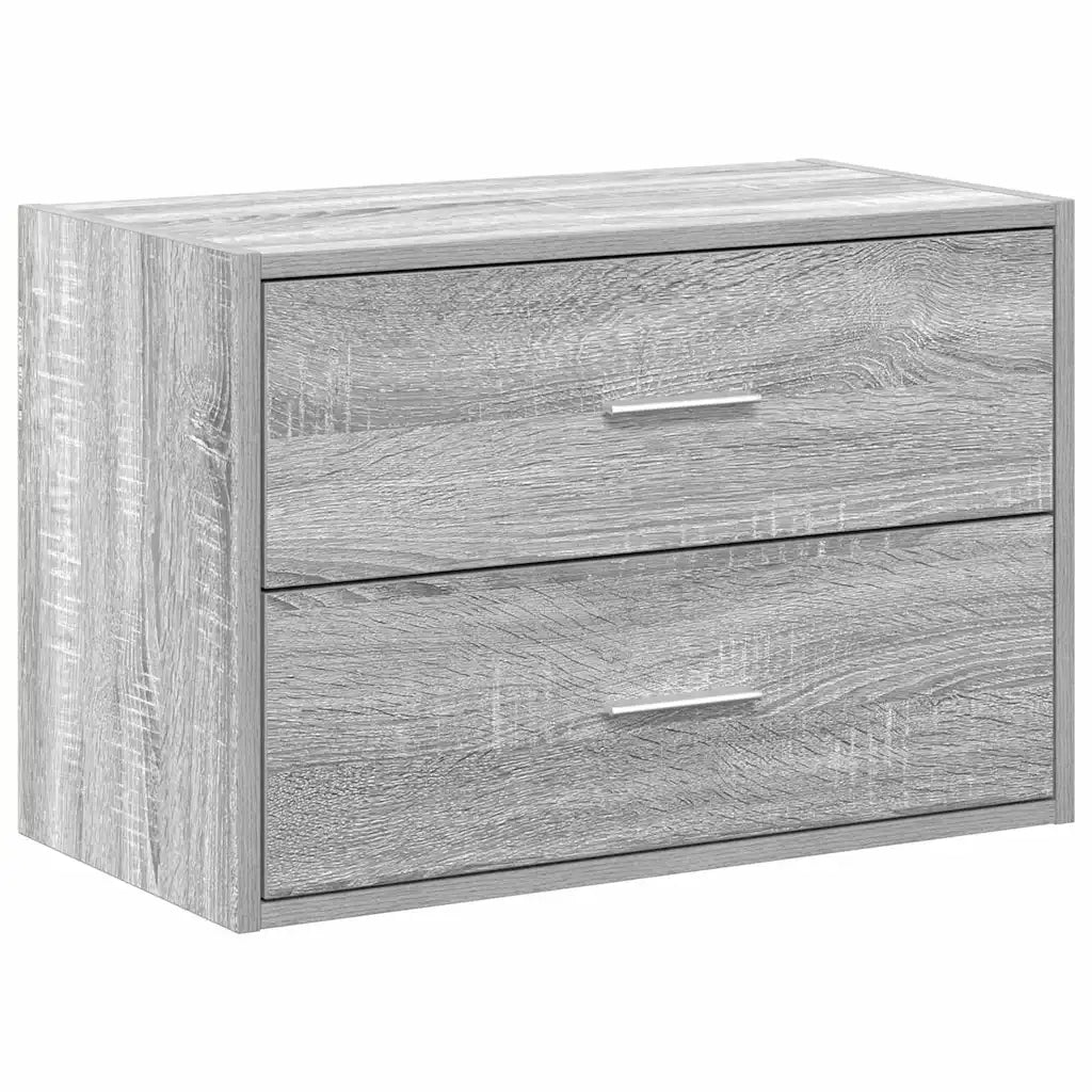 Armadio con 2 Cassetti Grigio Sonoma 60x31x40 cm in Truciolato 858831