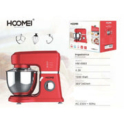 Trade Shop - Impastatrice Planetaria Professionale Acciaio Inox Per 4.5l Da 1000w 6 Velocità -