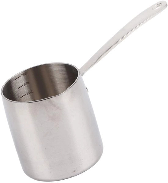 Pentola a cucchiaio multifunzionale - 700ml - Acciaio inossidabile - Induzione - Capacità 700ml - Piatto per il latte - Piatto per il burro