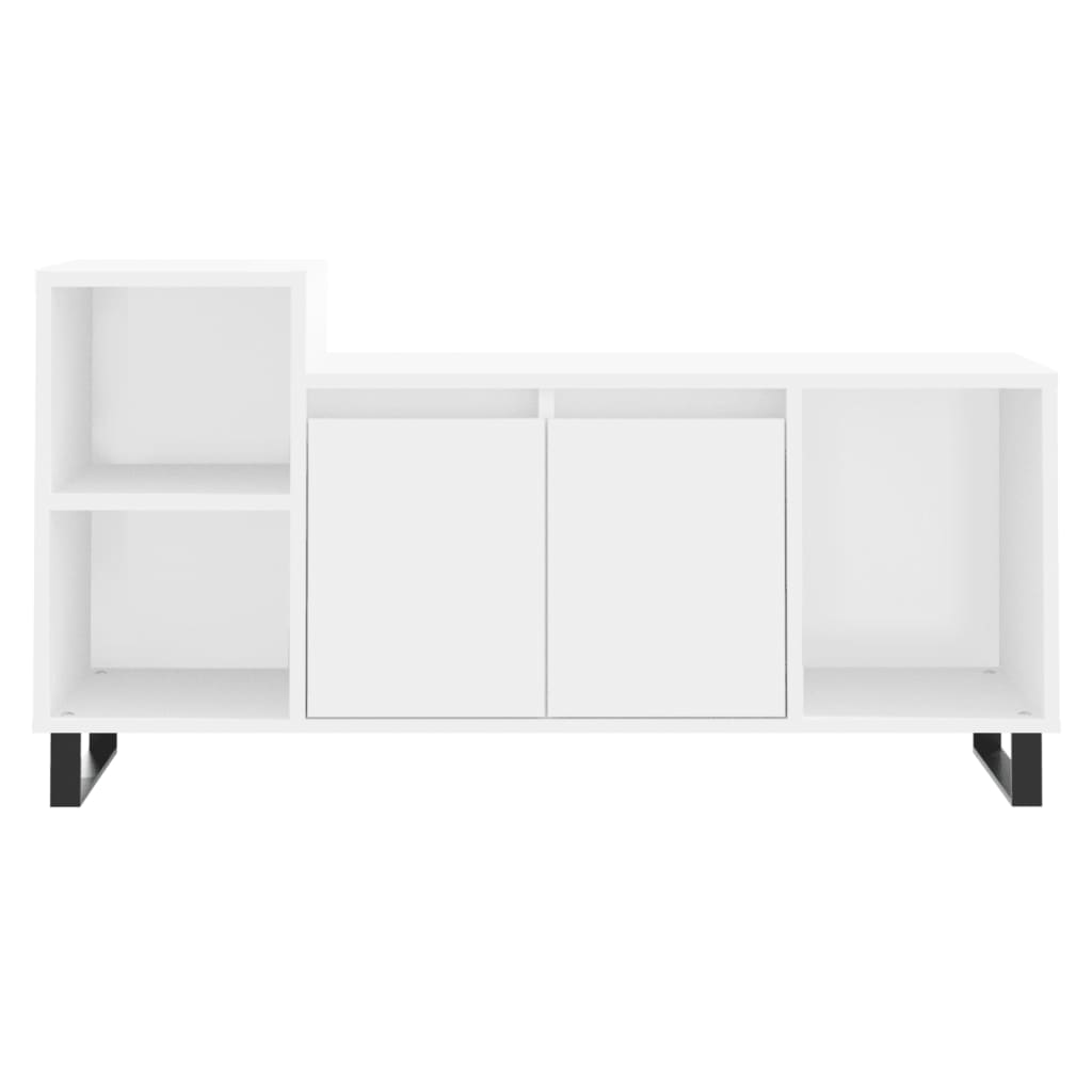Mobile Porta TV-Mobile per TV-Credenza TV Bianco 100x35x55 cm in Legno Multistrato 191868