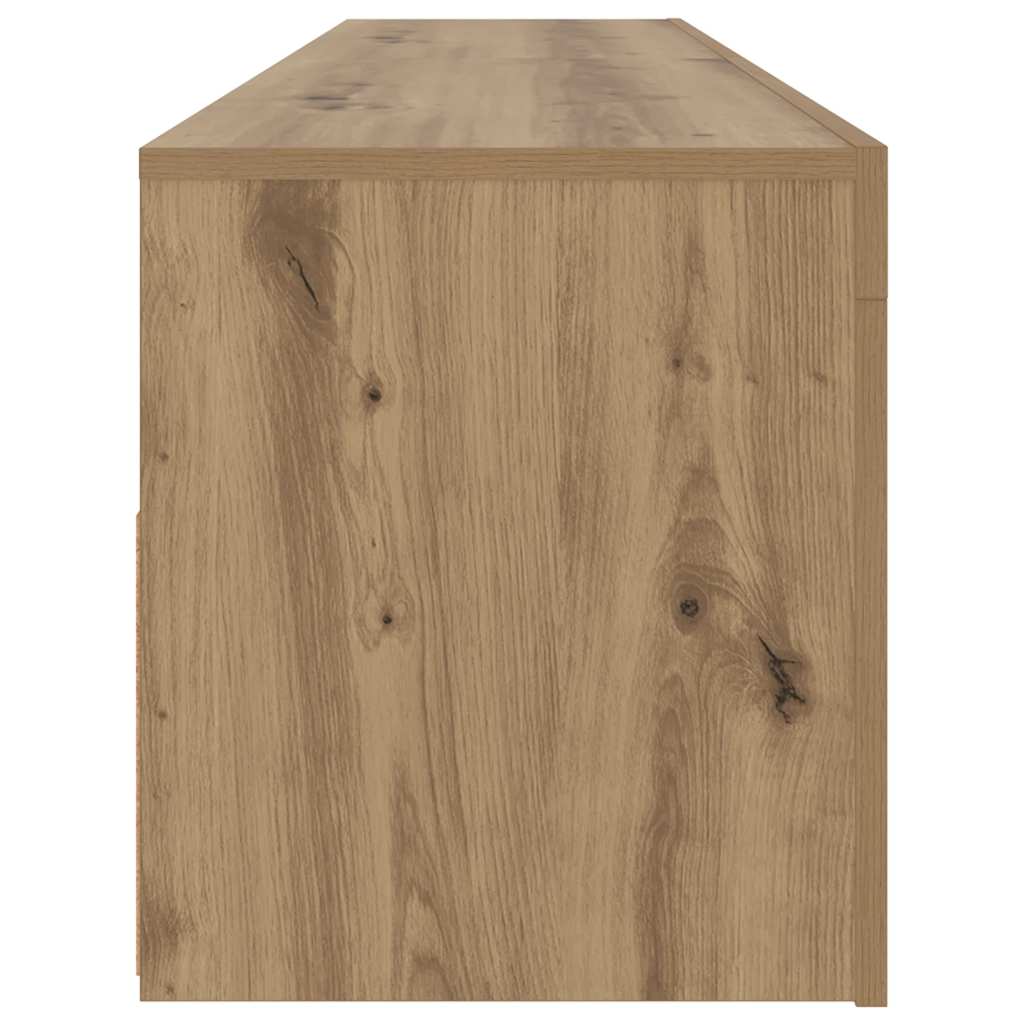 Mobile Porta TV con LED-Mobile per TV-Credenza TV Artigianale 120x35x40 cm Multistrato 803023