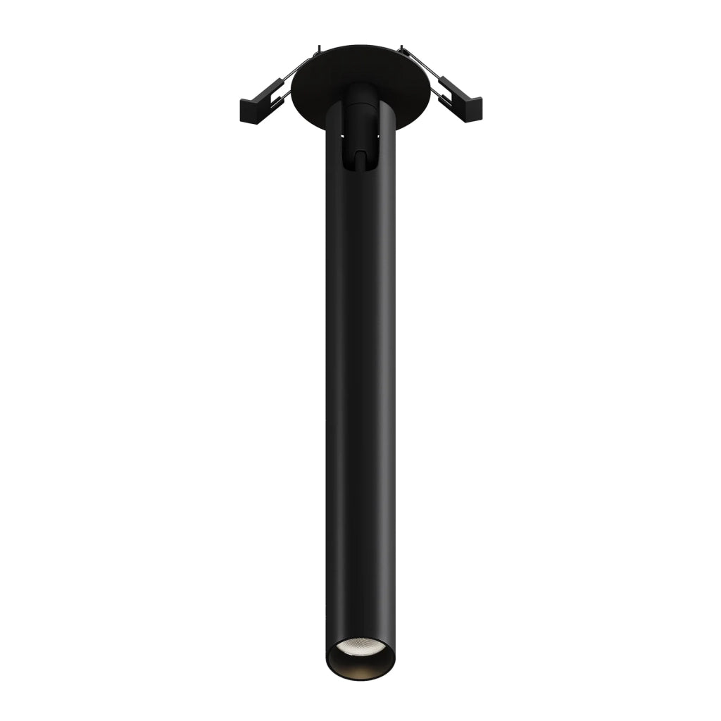 Maytoni Lampada da Incasso Focus T 1 luce LED integrato nero alluminio